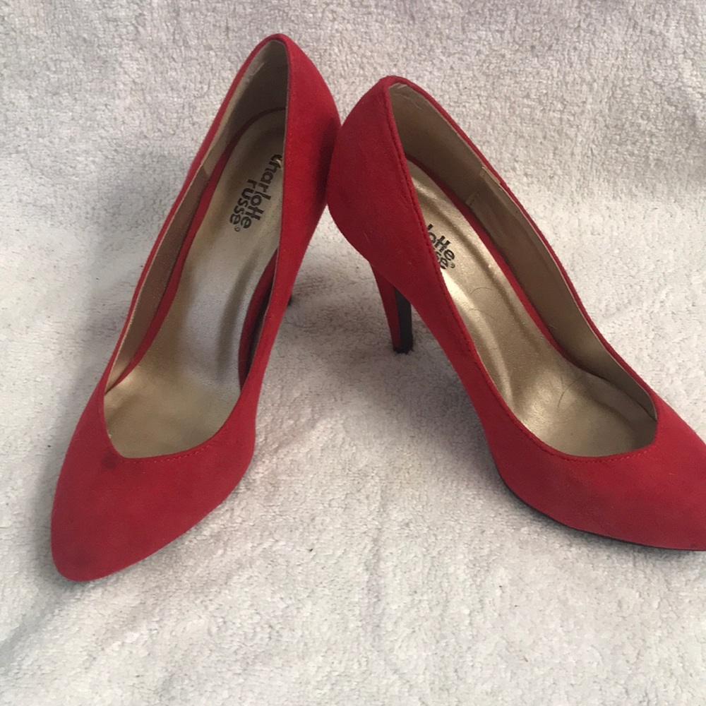 Red stilettos